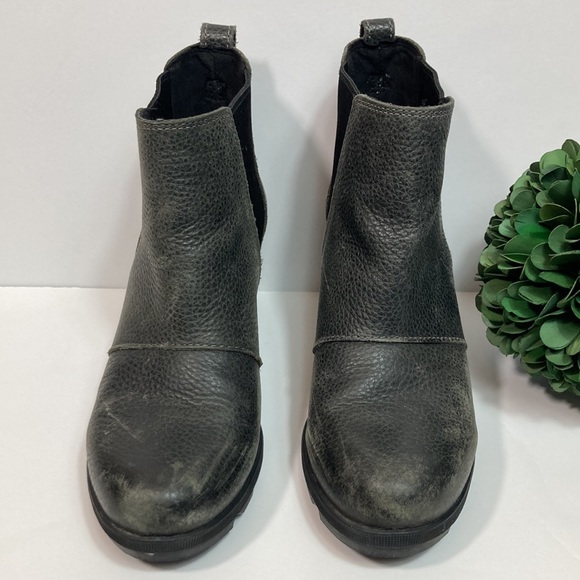 🍄 Sorel Joan of Arc wedge Chelsea Ankle Boot - Picture 2 of 16
